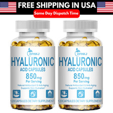 Hyaluronic Acid 240 Cap Anti Aging Hydrating Capsules Anti-Wrinkles Joint Health