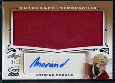 2015-16 Leaf Genesis Jersey Autographs #AMAM1 Antoine Morand 08/10