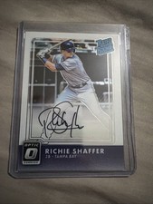 2016 Panini Donruss Optic - Rated Rookies Signatures Richie Shaffer #RR-RS