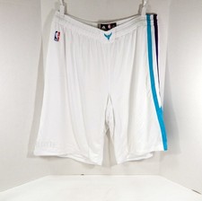 2014-15 Charlotte Hornets Game Issued White Shorts 4XL DP41492 DP41492