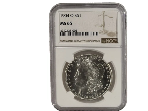 1904-O $1 Morgan Silver Dollar MS65 Nice Coin