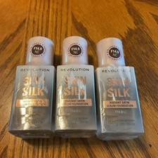 Lot of 3 Revolution Skin Silk Radiant Serum Foundation, 0.77 oz, F14.9NC