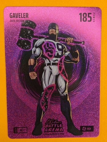 2026 Bo Jackson Battle Arena Gaveler/Aaron Judge Battlefoil Pink Hex SSP Yankees