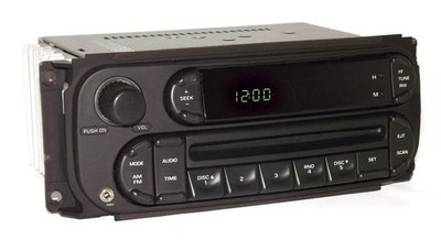 2005 Dodge Ram 1500 Truck Radio AM FM CD Player Digital RBK w Auxiliary Input