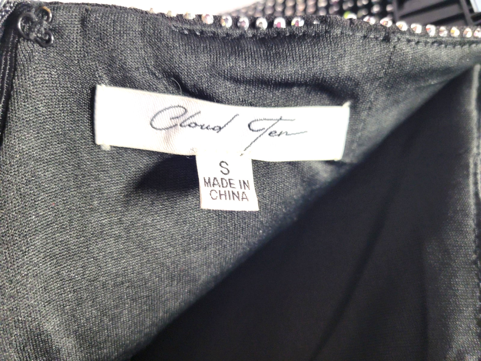 Cloud Ten Size Small Rhinestone Fitted Shorts - image 6