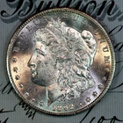 * 1892-CC * NEAR+ GEM BU MS MORGAN SILVER DOLLAR * FROM ORIGINAL COLLECTION
