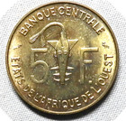 elf West African States 5 Francs 1972 — photo 1