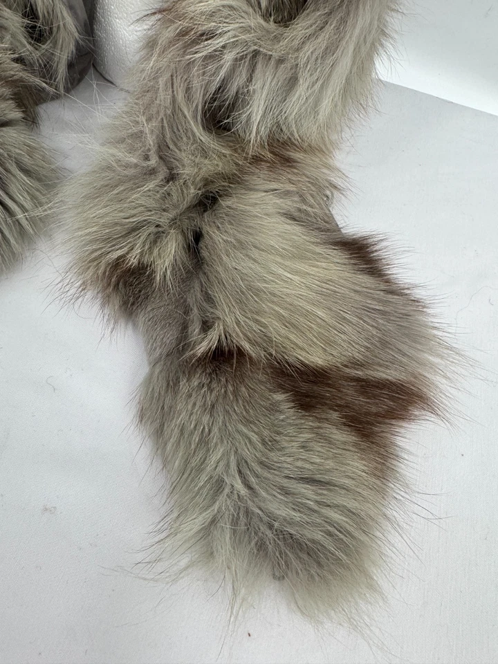 Vintage Genuine Soft Luxurious Fox Fur Hood Hat Head Scrarf Wrap Made In Canada - Image 3 of 4