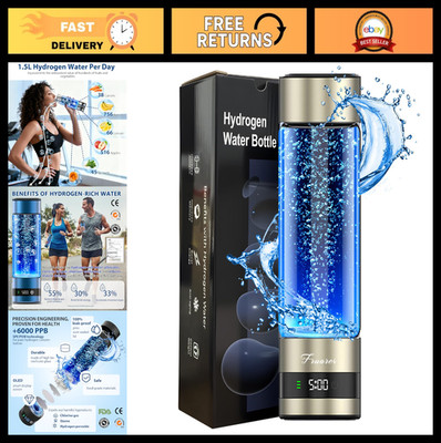 Portable Hydrogen Water Generator - 6000 PPB H  Machine for Energy & Hydration