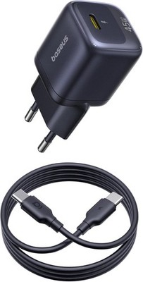 USB C Ladegerät 45W Schnellladung, kompakt, für Handy, Laptop, Reise, Adapter