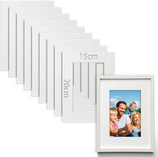 10 St&uuml;ck  15x20 cm Au&szlig;enma&szlig;e Innengr&ouml;&szlig;e 9x14 cm Passpartout 1,5 mm Stark Passpar