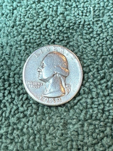 1943 (P) Washington Quarter 90% Silver Very Good