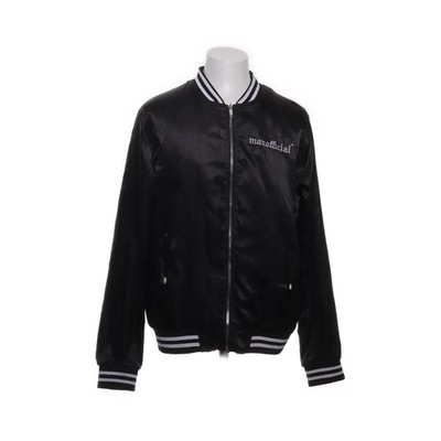 Boohoo Man, Bomberjacke, Herren, Größe: XL, Schwarz/Weiß, Polyester #9pZ