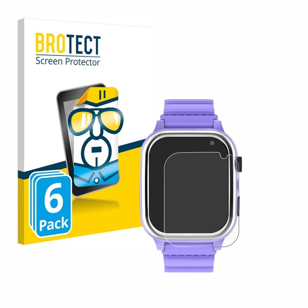 6X Display Schutz Folie FüR Jubunrer Kids Smartwatch ZubehöR Transparent-image