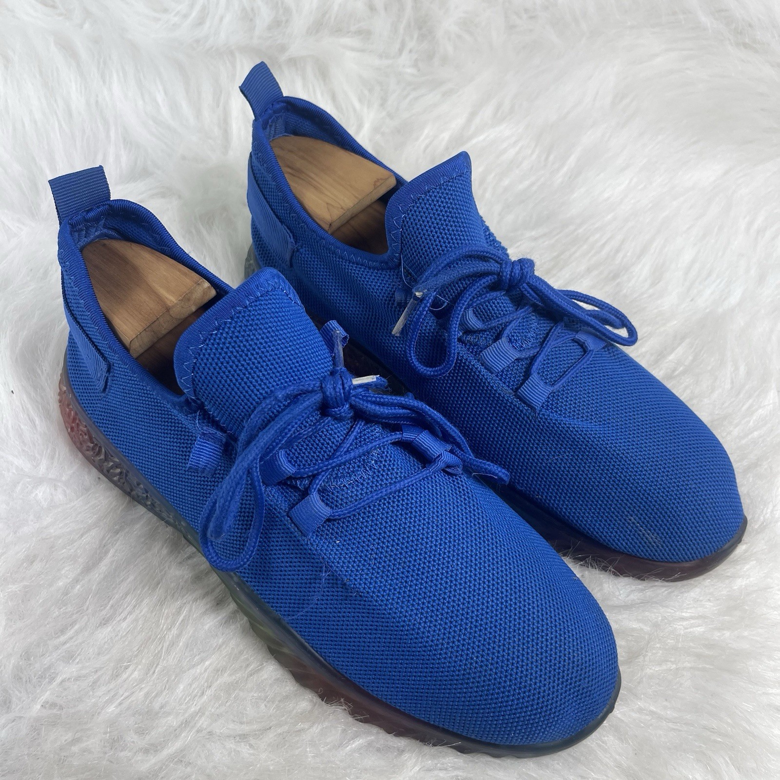 SAOLA Sneakers Wanted Affinity blu suola arcobaleno slip on taglia 9