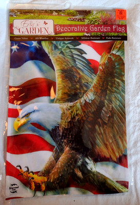 Briarwood Lane American Freedom Eagle Garden Flag 12.5 x 18'' Double Sided New