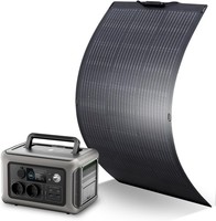 Allpowers R600 Solargenerator 299WH Lifepo4 Batterie & 100W Flexibles Solarpanel