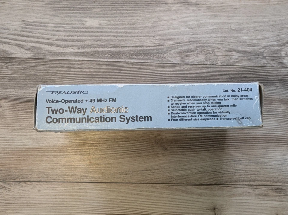Realistic Two Way Audionic Communication System 21-404 TRC-504 - Image 3 of 4