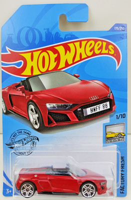 Hot Wheels 2019 Audi R8 Spyder Factory Fresh 2020 1/10 #175 NEU OVP Longcard