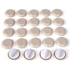 24 PCS Self-Stick Furniture Sliders,1 Inch Furniture Glides for Carpet,Furnit...