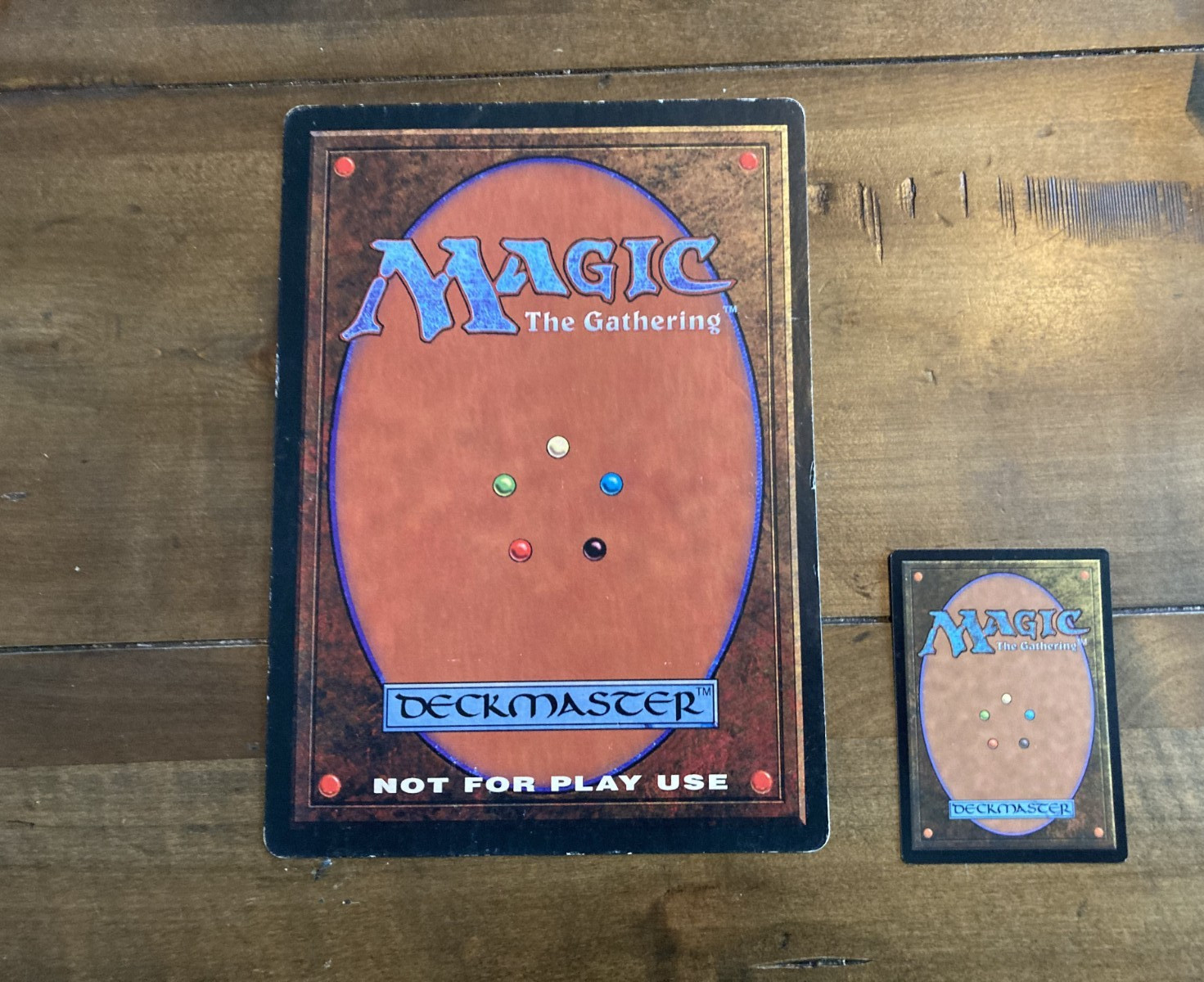 Magic The Gathering: 1996 Black Lotus, oversize 6x9 Scrye Magazine Promo Card view 2