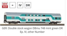 Piko DR Double Decker Passenger Car 53119 HO ...
