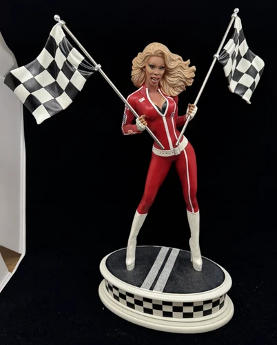 RuPaul Tweeterhead Maquette from RuPaul's Drag Race Classic Red Body Suit RARE