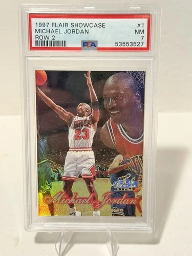 1997-98 Flair Showcase - Michael Jordan #1 Row 2
