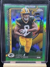 New 2025 Topps Chrome Josh Jacob’s Green /99 Color Match!! 🔥🔥