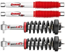 Rancho Front Quick-Lift Struts + Rear Shocks Set For Silverado Sierra 1500 4WD