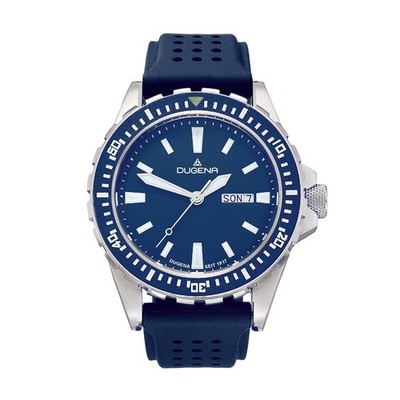 Dugena Men's Diver's Friend 4460980 20 ATM Day-Date Blue