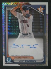 2024 Bowman Chrome - Mega Box Chrome Prospect Mojo Autographs Zach Dezenzo...