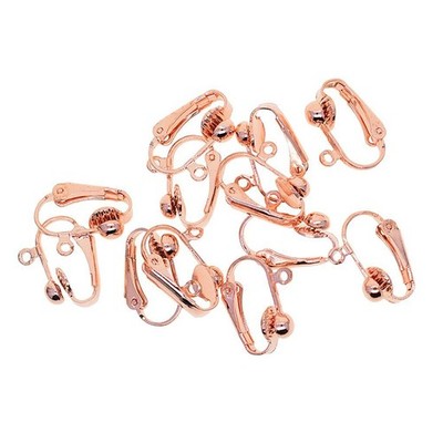 12 Stück Ohrring Konverter mit offener Schlaufe DIY Fundstücke Rosegold
