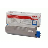 OKI 43865723 Original Toner Cyan FüR 6.000 Seiten FüR C5850-C5950-MC560