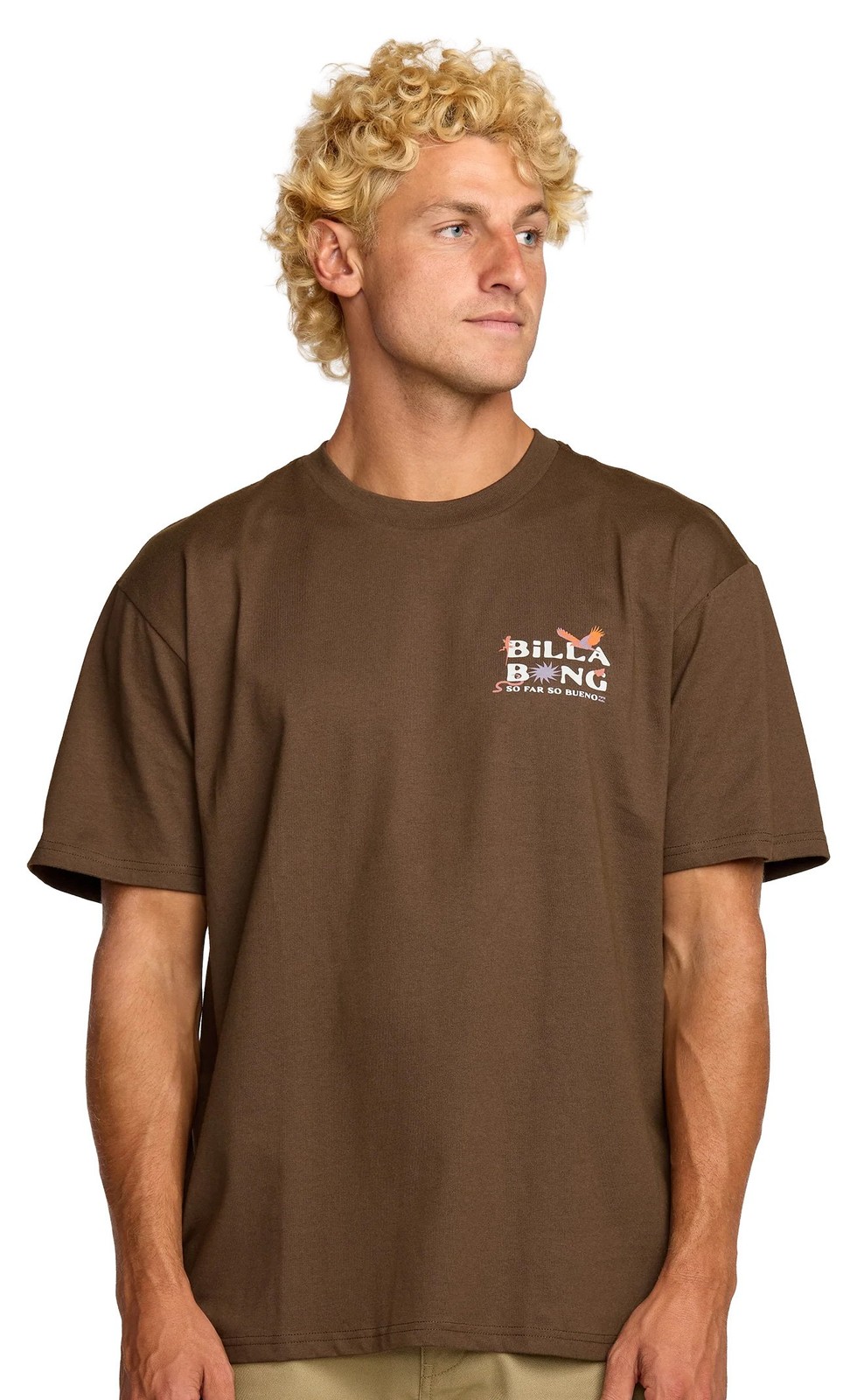 Billabong Land To Sea Regular SS T-Shirt - Rustic Brown - New 4090₽