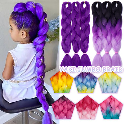 Ombre Zöpfe Box Braid Hair DIY RUMI Haar Zum Einflechten Flechten Jumbo Braiding