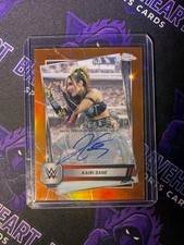 2025 Topps Chrome WWE Kairi Sane Autograph Orange #25/25
