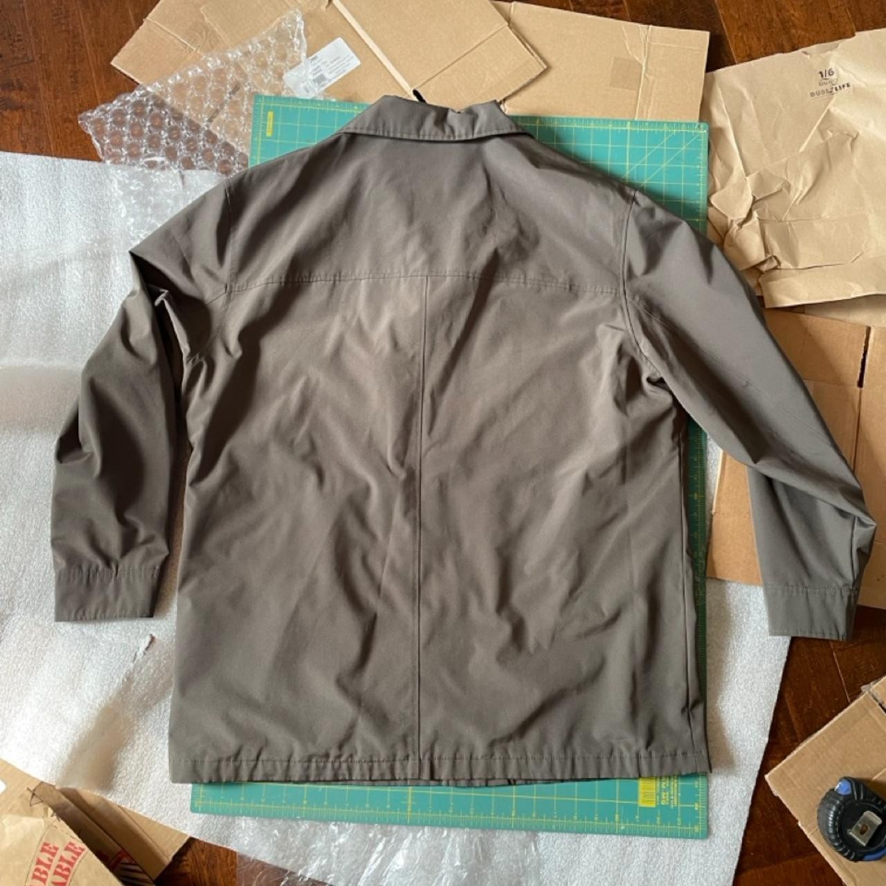 Clairborne Poly Tech Windbreaker Jacket Size L - image 4
