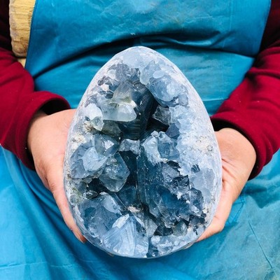 4000G Top natural blue crystal cave quartz crystal cave mineral