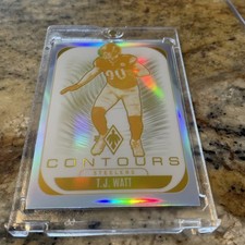 2025 Panini Phoenix - Contours T.J. Watt #27 Silver Steelers  Mint🔥