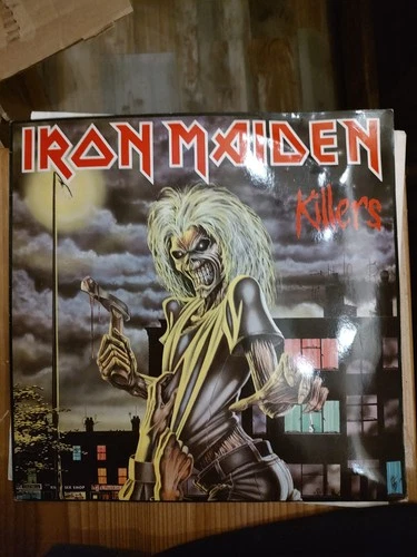 Iron Maiden Killers 1981 vinyl pressing in great shape.  vintage metal
