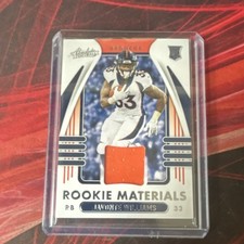 2021 Panini Absolute Rookie Materials Javonte Williams #ARM-JWI Broncos Football