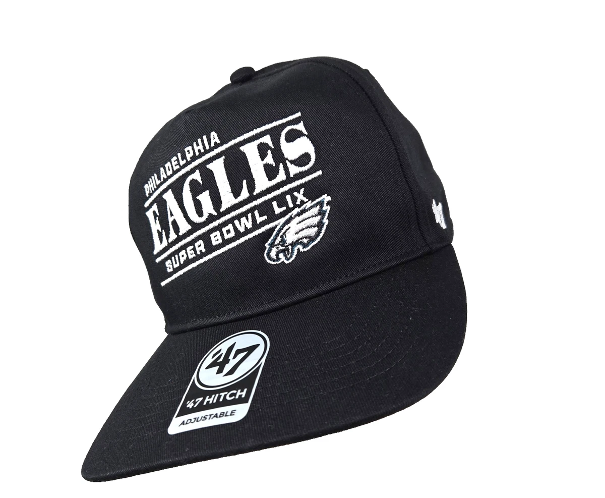 Men's New Era Black Philadelphia Eagles Super Bowl LIX Champions Parade A-Frame 9FIFTY Snapback Hat