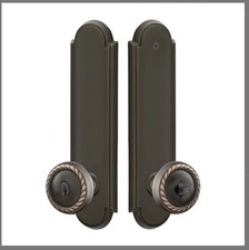 Emtek 5328US10B Annapolis Two Point Double Cylinder Set Oil Rubbed Bronze Left/H