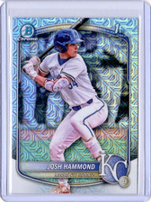 2025 Bowman Chrome Draft Mega Box Josh Hammond 1st RC Mojo Refractor Royals