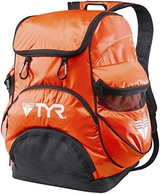 TYR Alliance Team II 45L Schwimmen Triathlon Tasche Rucksack UVP 59,99£ Orange