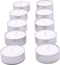 Glo-Wax Giant Tea Lights 30 Pack – Extra Large Unscented Long Burning Tealight C