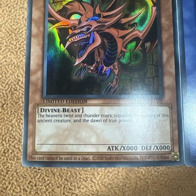 ultra rare egyptian god cards YuGiOh Legendary Collection 1 The Winged Dragon of Ra Ultra Rare Egyptian  God Card LC01-EN003