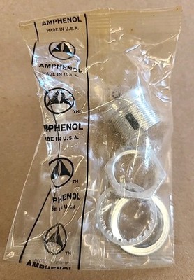 Amphenol 3 Pin Female Chassis Panel Connector New Old Stock In Packaging