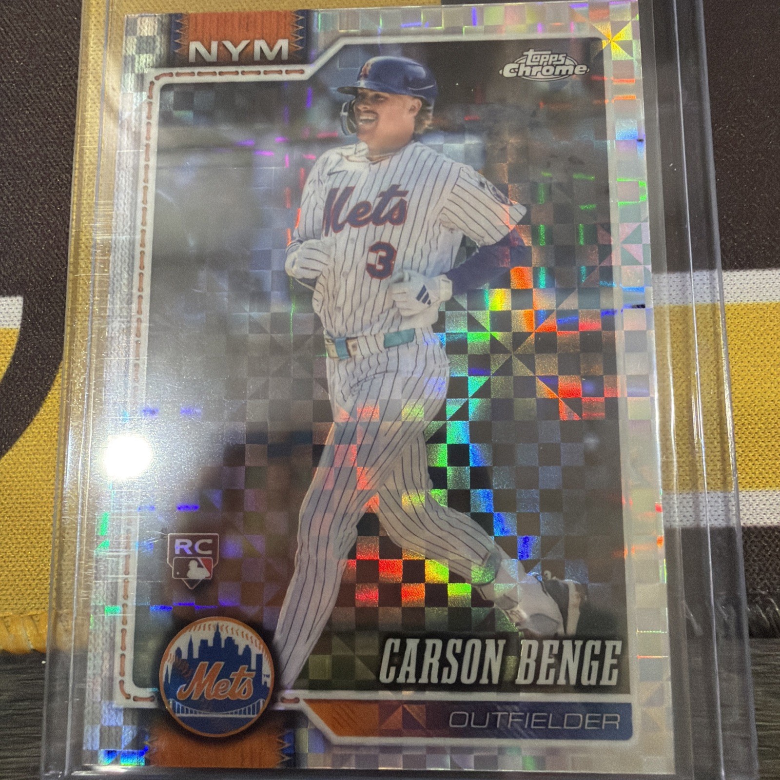 2026 Topps Chrome #87 Carson Benge X-Fractors